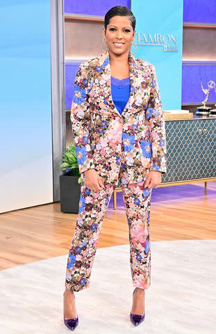 <p>Jeff Neira/ABC</p> Tamron Hall on the set of her nationally syndicated daytime talk show