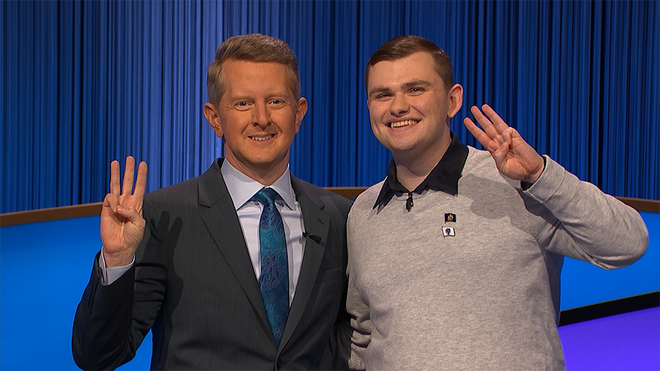Ludlow-born Jake DeArruda is set to compete on "Jeopardy!" Wednesday, Feb. 29 in the Tournament of Champions. DeArruda, a three-game champion, will be playing his quarterfinal game. If he wins three games in the tournament, he will receive $250,000 and the chance to play in the “Jeopardy! Masters” event.