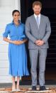 <p>The Duchess changed for her afternoon engagements into a blue dress by Veronica Beard paired with blue heels by Banana Republic.</p><p><a class="link " href="https://go.redirectingat.com?id=74968X1596630&url=https%3A%2F%2Fbananarepublic.gap.com%2Fbrowse%2Fproduct.do%3Fvid%3D1%26pid%3D323475012%26searchText%3DMadison%2B12-Hour%2BSide%2BCut-Out%2BPump&sref=https%3A%2F%2Fwww.townandcountrymag.com%2Fstyle%2Ffashion-trends%2Fg3272%2Fmeghan-markle-preppy-style%2F" rel="nofollow noopener" target="_blank" data-ylk="slk:SHOP NOW;elm:context_link;itc:0;sec:content-canvas">SHOP NOW</a> <em>Madison 12-Hour Side Cut-Out Pump, $89.50</em></p>