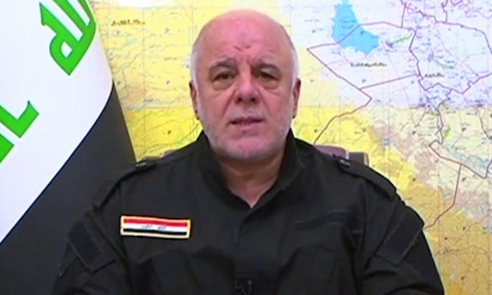 Iraqi prime minister Haider al-Abadi