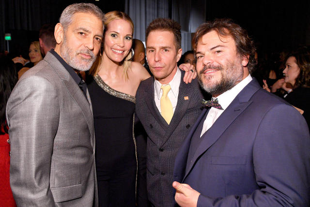 George Clooney Pals Around with Jack Black, Plus Kristen Stewart