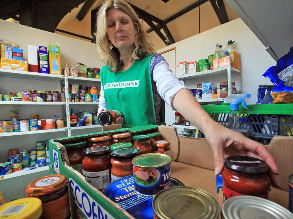 Food bank use hits record high as emergency supply packages surpass 1.5 million in 12 months, figures show