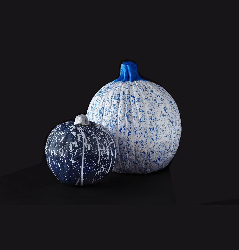 Splatter Paint Pumpkins