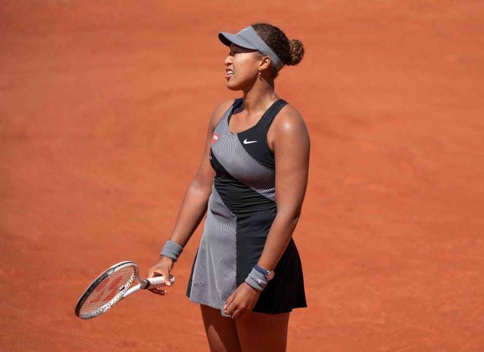 Naomi Osaka withdrew from the French Open after her first round match.