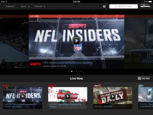 WatchESPN screenshot