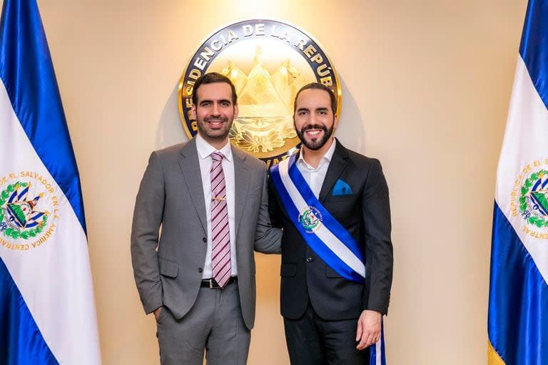 Nayib Bukele y su hermano Karim