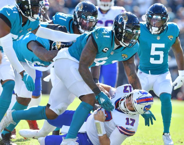 Defensive End Josh Allen of the Jacksonville Jaguars during the