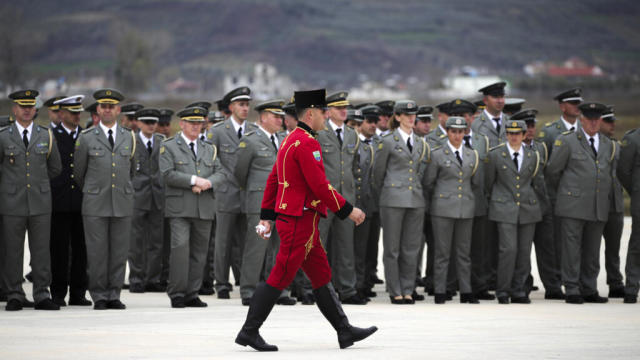 Albania turns Soviet-era air base into regional NATO air