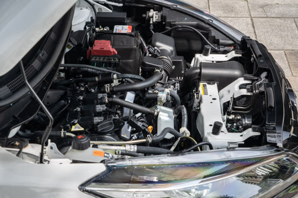 Nissan Kicks配備同級少有的1.6升自然進氣汽油引擎，具備16.7kgm優勢扭力輸出。