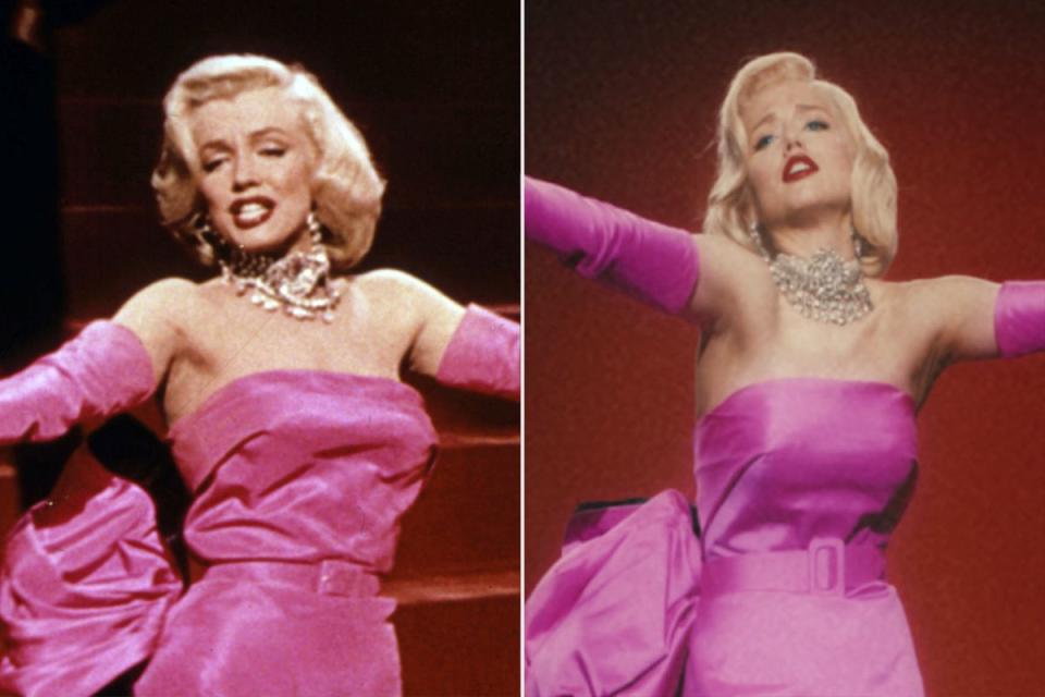 Ana de Armas Recreating Marilyn Monroe in Gentlemen Prefer Blondes