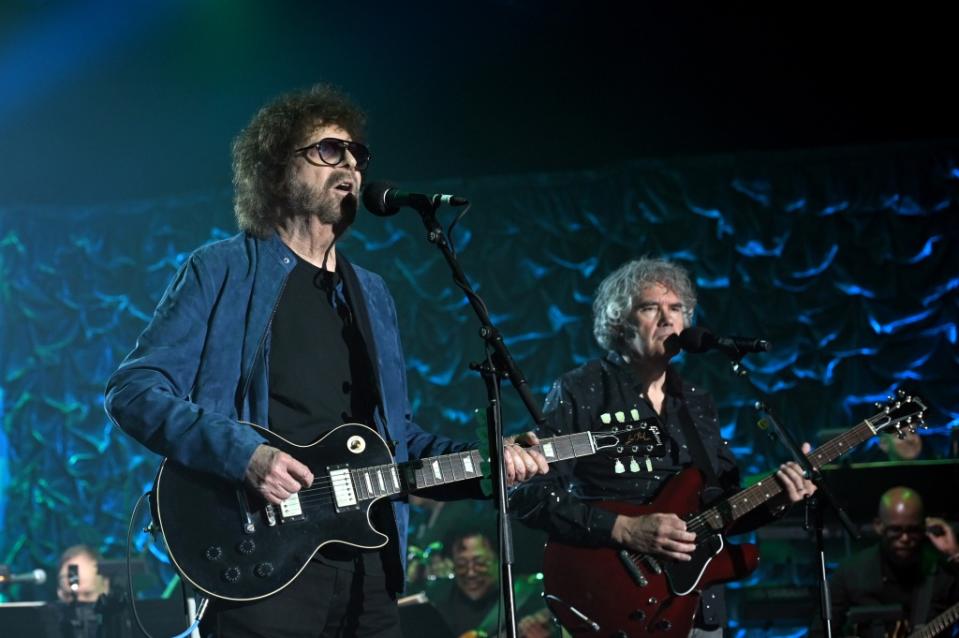NEW YORK, NEW YORK - JUNE 15: Jeff Lynne performs onstage at the 2023 Songwriters Hall of Fame Induction and Awards Gala at the New York Marriott Marquis on June 15, 2023 in New York City. (Photo by L. Busacca/Getty Images for Songwriters Hall of Fame)