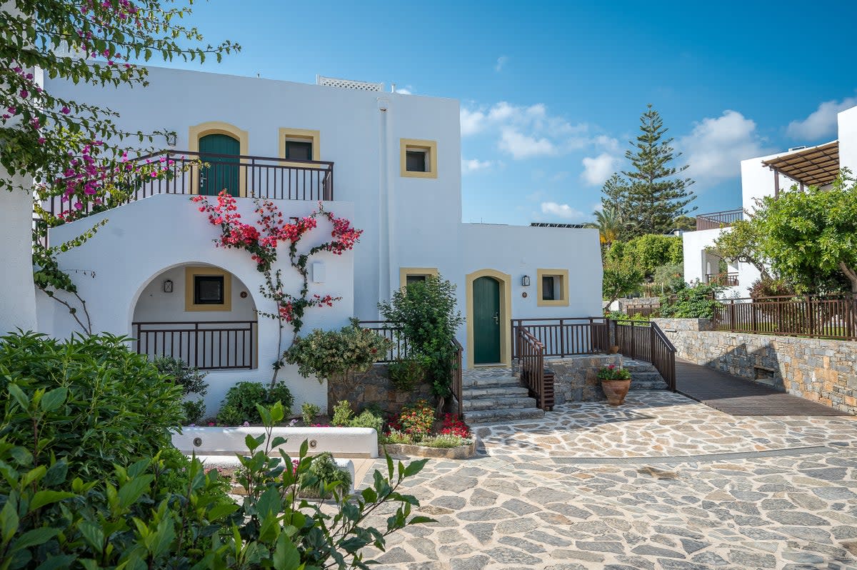 Parts of the resort have the feel of a Greek village (Creta Maris)