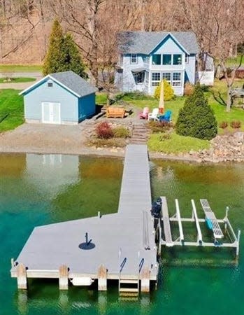 A lakefront property at 14384 Lake Road in Pulteney was among 10 Steuben County lake homes that sold for over $700,000 in 2023, through the latest available real estate data.
