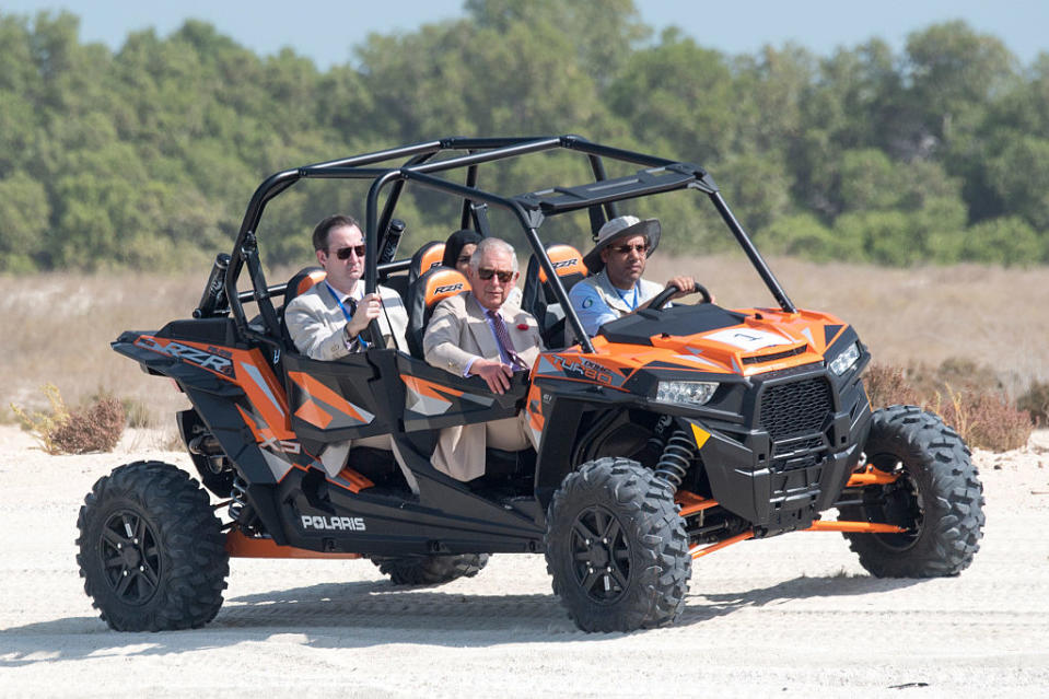 Prince Charles let loose on the road