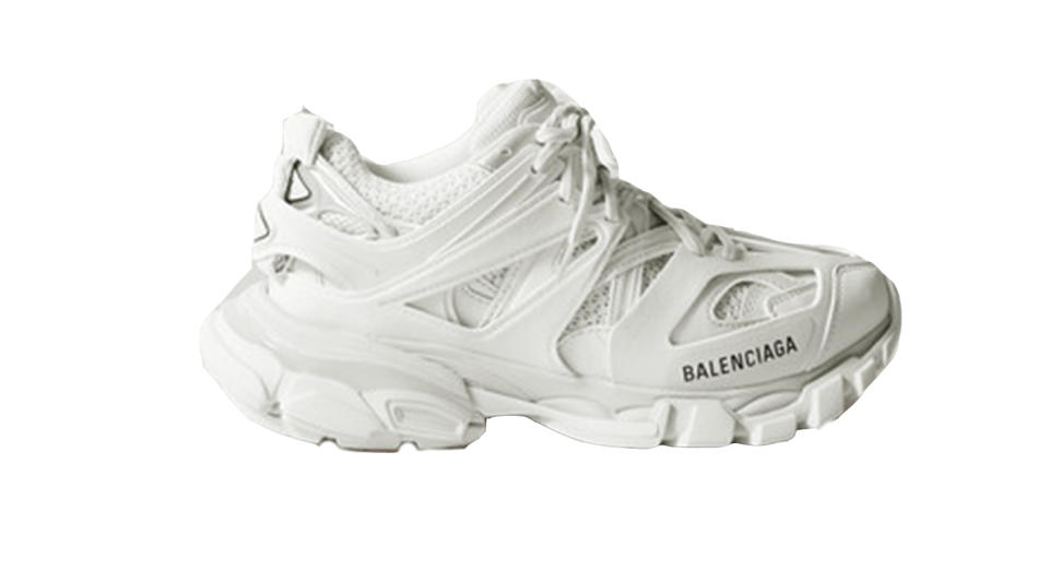 Balenciaga track logo-detailed mesh and rubber sneakers