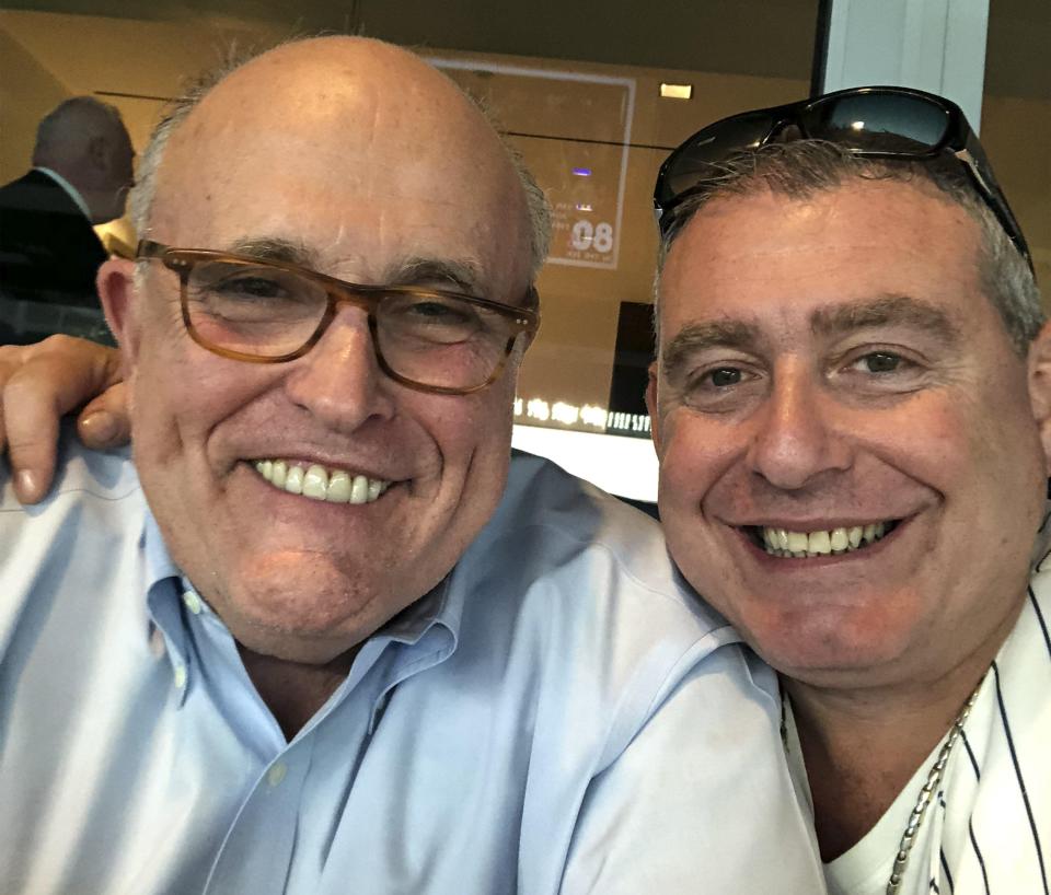 Lev Parnas with Rudy Giuliani.