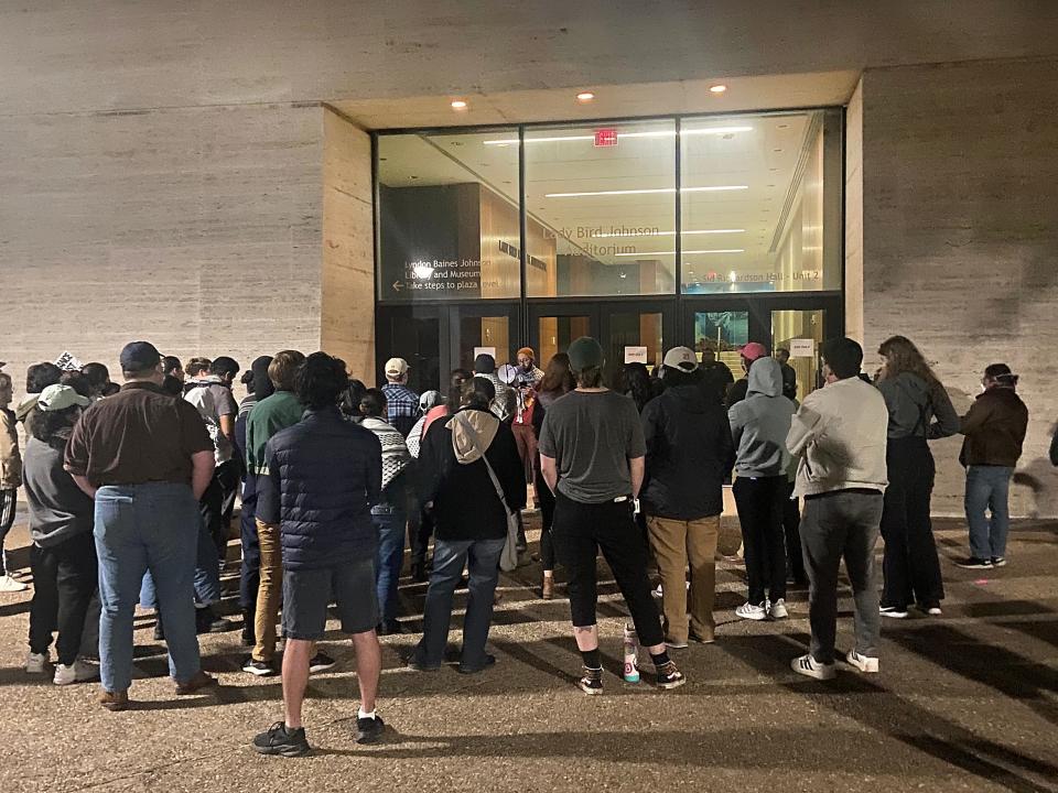 Protesting students called the university’s reassignment of the teaching assistants an act of censorship of voices in support of Palestine.