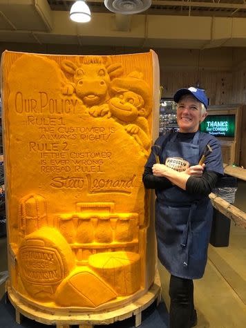 The 'Michelangelo of Cheese' shares her weirdest cheese carvings