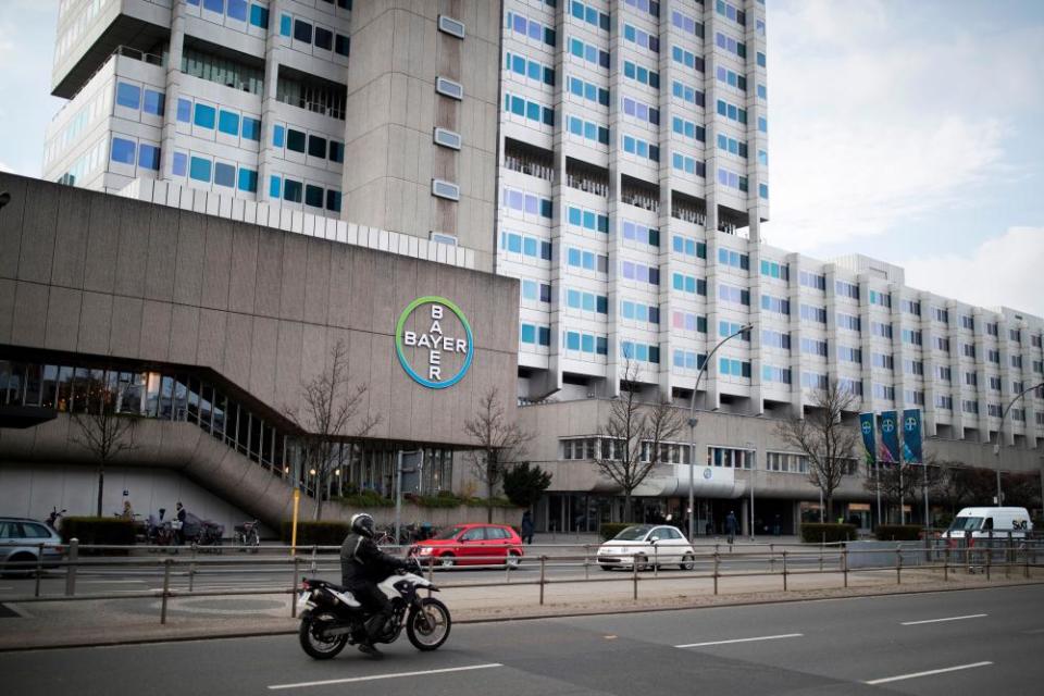 A view of the compound of German chemicals and pharmaceuticals giant Bayer in Berlin.