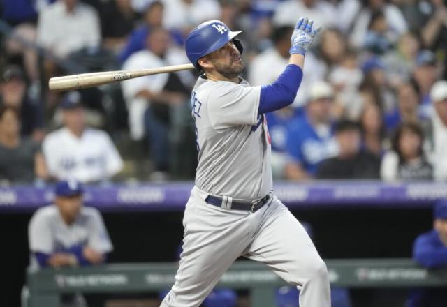 J.D. Martinez and the Dodgers make RBI history during loss to Rockies