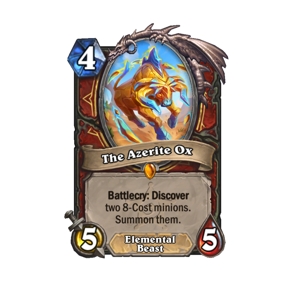 Card art from Showdown in the Badlands revealed at BlizzCon 2023.