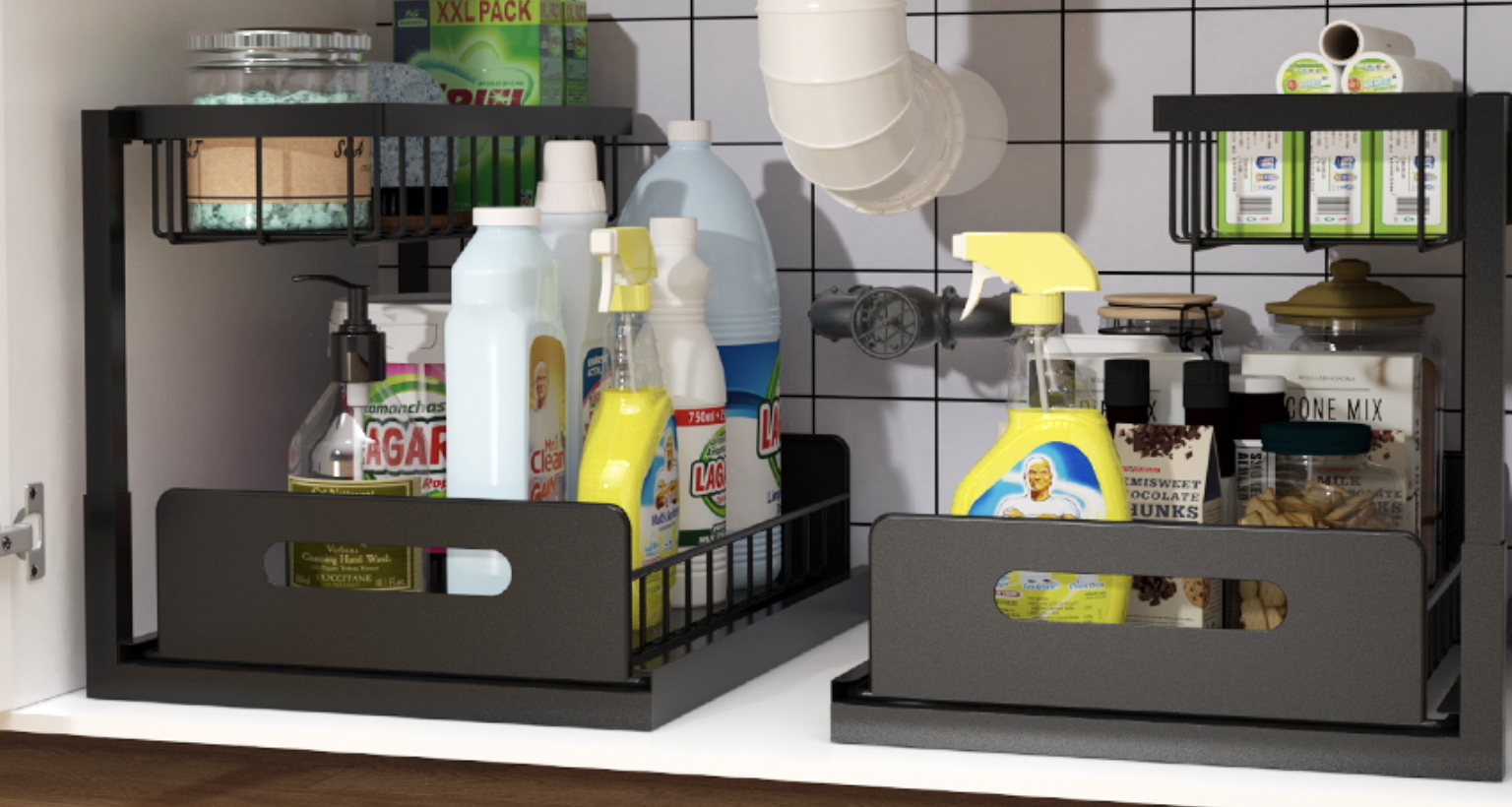 This Viral TikTok Under-Sink Shelf Organizer Is On Sale Now During Prime  Day!