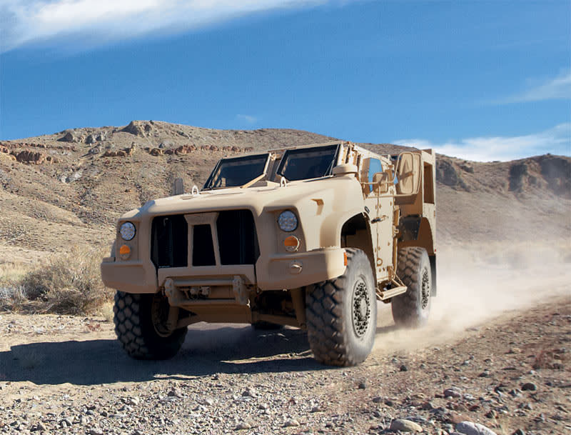 Oshkosh L-ATV would be the first hybrid-electric all-terrain military light tactical vehicle.