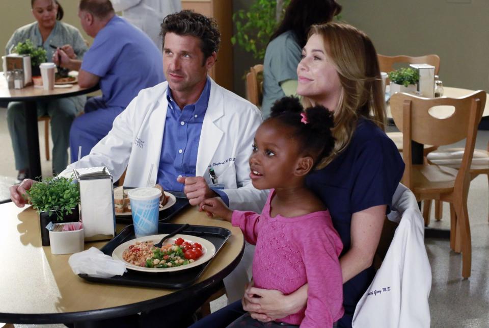 <p>Derek and Meredith's love story was cut short in season 11 when Dempsey's character was abruptly killed off. </p>