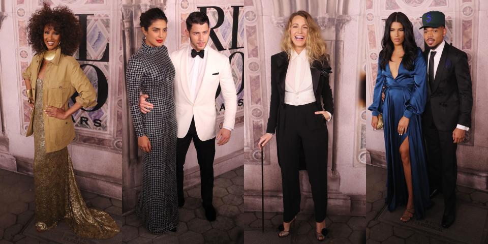 <p>Last night in New York City's Central Park, Ralph Lauren celebrated its 50th anniversary with a celeb-filled audience to watch the house's new spring/summer 2018 collection debut (and enjoy a candlelit dinner after). Musicians and actors - from Chance the Rapper and Kanye West to Anne Hathaway and Blake Lively - came out to celebrate the house and its founder and chief creative officer Ralph Lauren's achievements. Here, all the VIPs and what they wore to take in the show. (<a rel="nofollow noopener" href="https://instagram.com/p/Bnc1nkQFZyN/?utm_source=ig_embed" target="_blank" data-ylk="slk:Hillary Clinton;elm:context_link;itc:0;sec:content-canvas" class="link ">Hillary Clinton</a> and <a rel="nofollow noopener" href="https://twitter.com/Booth/status/1038241663607615490" target="_blank" data-ylk="slk:Oprah Winfrey;elm:context_link;itc:0;sec:content-canvas" class="link ">Oprah Winfrey</a> were also there but did not pose for any official photographs)</p>