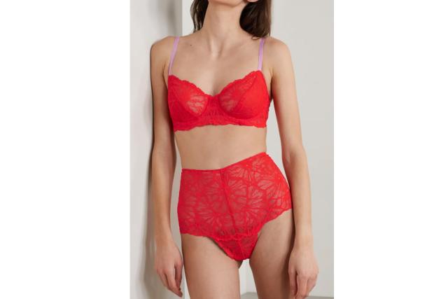 Sexy Lace & Mesh Lingerie Set, Valentines Gifts, Underwire Bra & Low C – La  Boutique Dacula