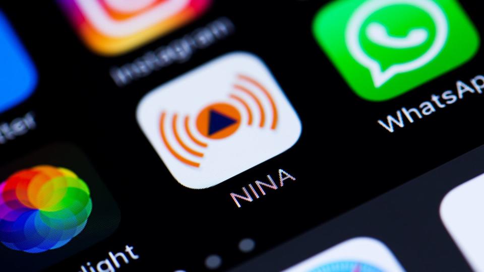 Seit Corona: Die Nutzerzahlen der Warnapp «Nina» sind stark angestiegen.