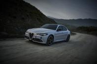 <p>The Giulia's lineup increases from three to five trims this year. The midrange Lusso and top of the line Estrema join the Sprint, Ti, and Veloce models.</p>