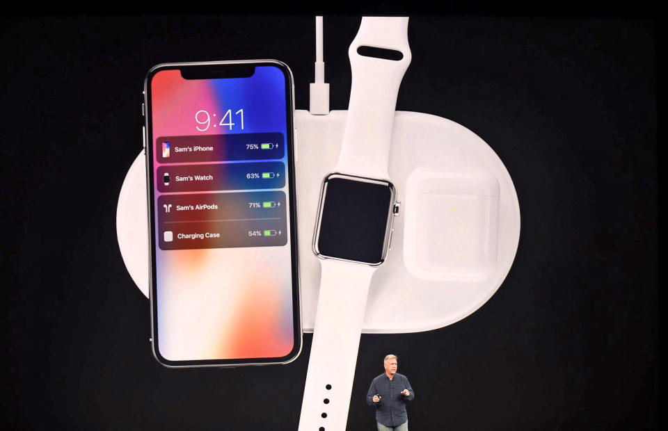 Apple unveiled its AirPower wireless-charging mat at its iPhone event last