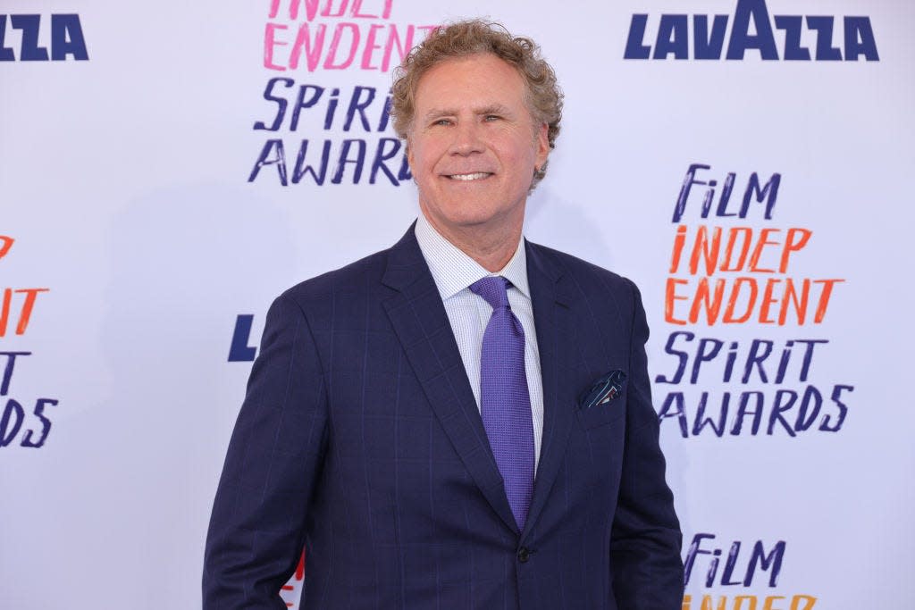 Will Ferrell posing at the 2024 Film Independent Spirit Awards