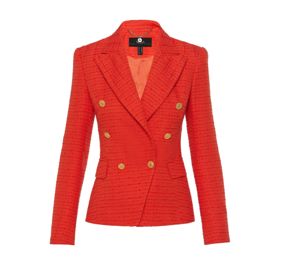 red blazer that looks just like Kate Middleton's zara blazer