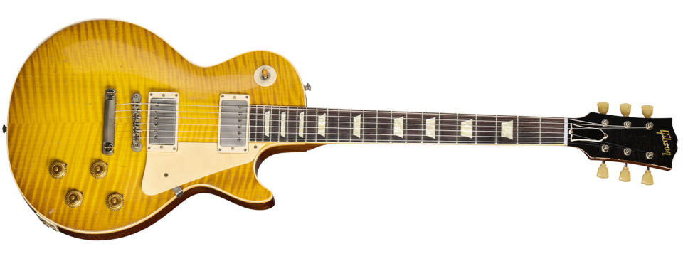 Gibson 1959 Les Paul Standard Reissue Limited Edition Murphy Lab Aged With Brazilian Rosewood in Tom's Lemon Burst
