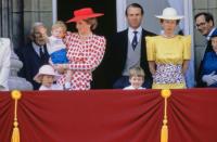 <p>The following year, Zara stood on the balcony, yet again, for the Trooping the Colour. This time, she sported a hat to match both her mother and Princess Diana, who was holding a baby Prince Harry. </p>