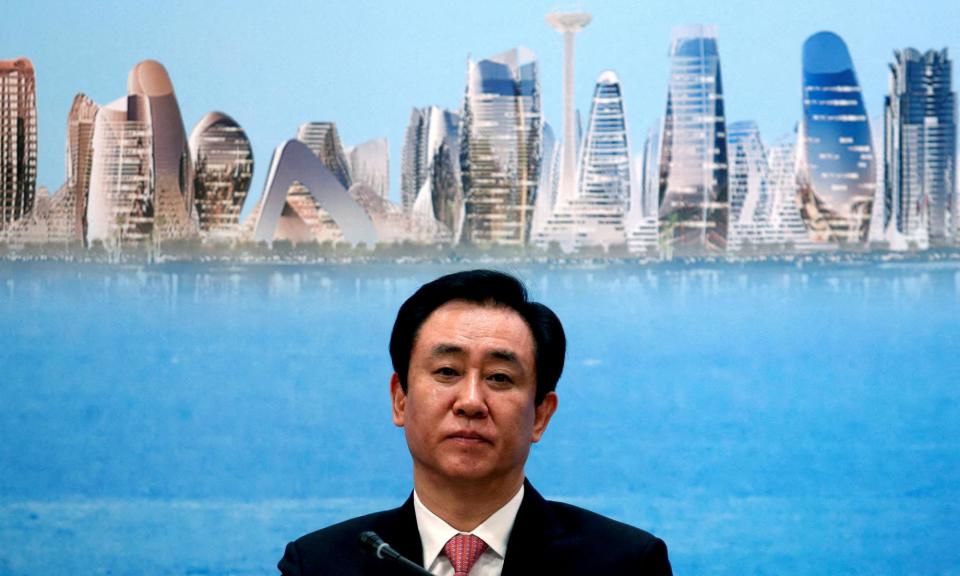 <span>Evergrande’s chairman, Hui Ka Yan, was banned from China’s markets for life.</span><span>Photograph: Bobby Yip/Reuters</span>