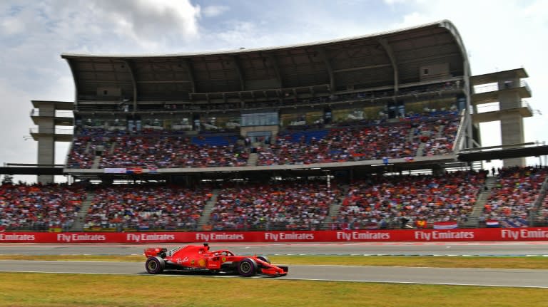Racing at Hockenheim, his home circuit, Sebastian Vettel delighted local fans by taking pole position for the German Grand Prix
