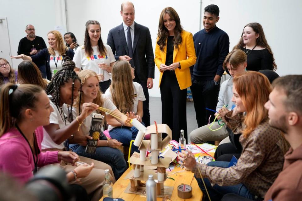 the prince and princess of wales mark world mental health day day 1