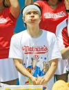 <p>Matt Stonie on his way to a second-place finish.</p>