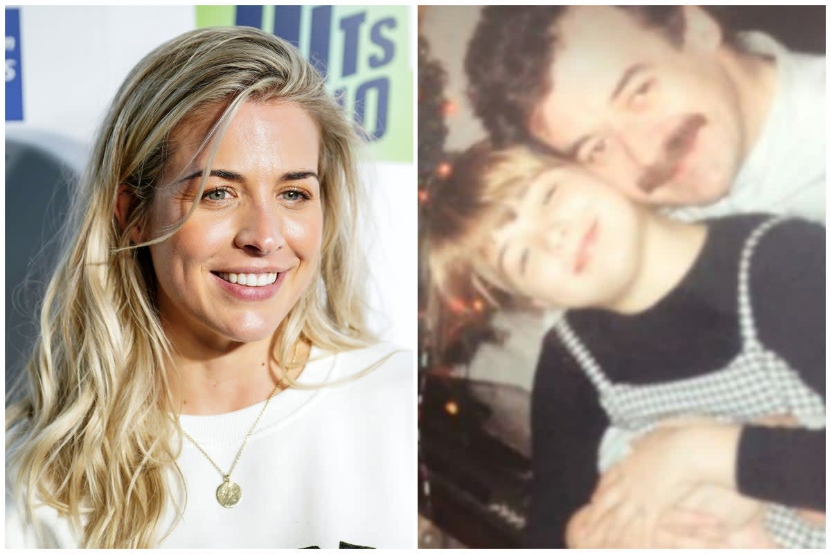 Gemma Atkinson paid tribute to her father David on the 21st anniversary of his death  (Getty/Instagram)