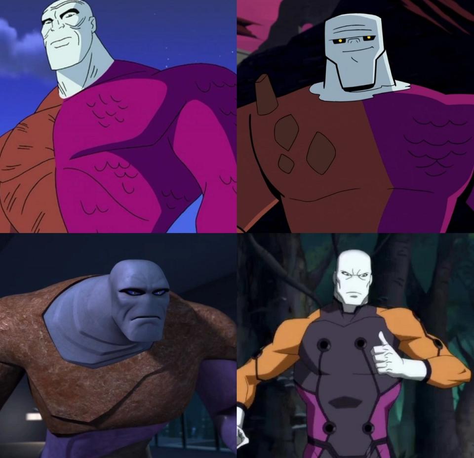 Metamorpho in Justice League, Batman: Brave and the Bold, Beware the Batman, and Young Justice. 