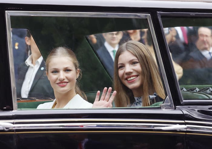 La ceremonia de recibimiento a la princesa de Asturias por su 18º cumpleaños