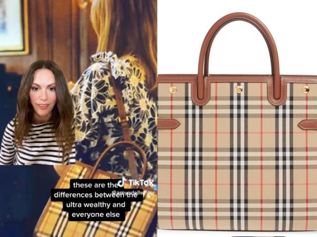 Second Glance on Instagram: Calling all Burberry fans! This Society tote  is just gorgeous. DM for price.