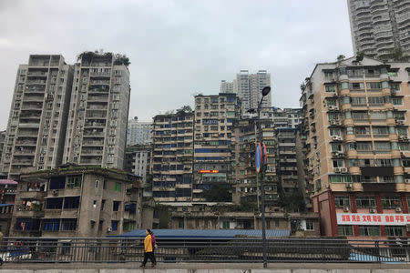 Residential buildings are seen in Zhongxian, Chongqing, China November 13, 2017. REUTERS/ Yawen Chen
