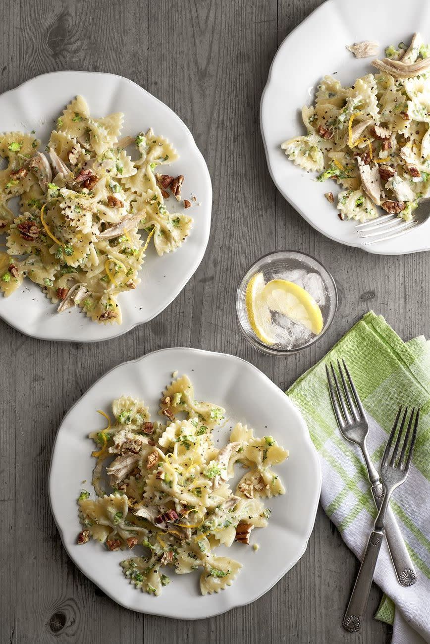 Creamy Chicken and Broccoli Bow Tie Pasta