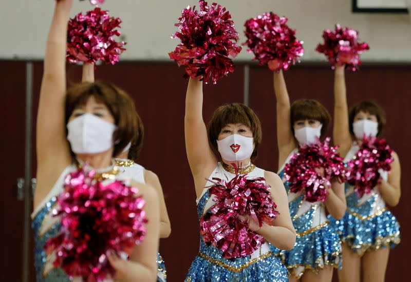 The Wider Image: Don't call us grannies: Meet Japan's senior cheer squad