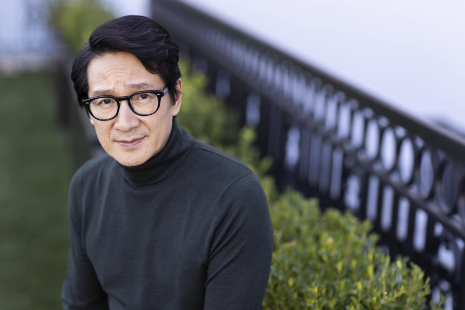 Ke Huy Quan, star of "Everything Everywhere All at Once," poses for a portrait on Sunday, Nov. 20, 2022, at The London Hotel in West Hollywood, Calif. (Photo by Dana Pleasant/Invision/AP)