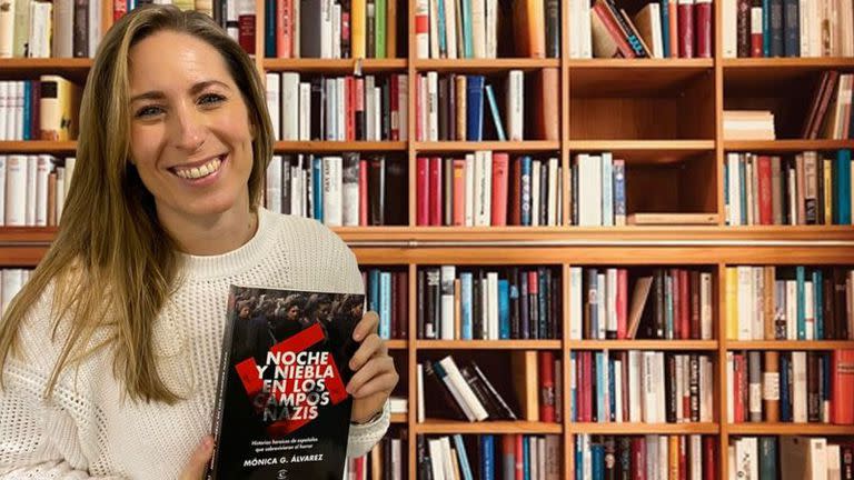 La periodista y escritora Mónica Álvarez, autora de "Noche y niebla en los campos nazis"